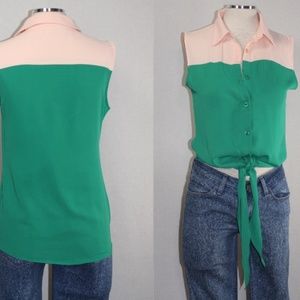 THML Pink & Green Top